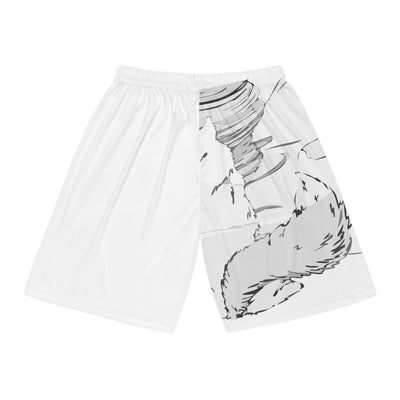 Icurus & Juno Power in my Heart Basketball Shorts (AOP)