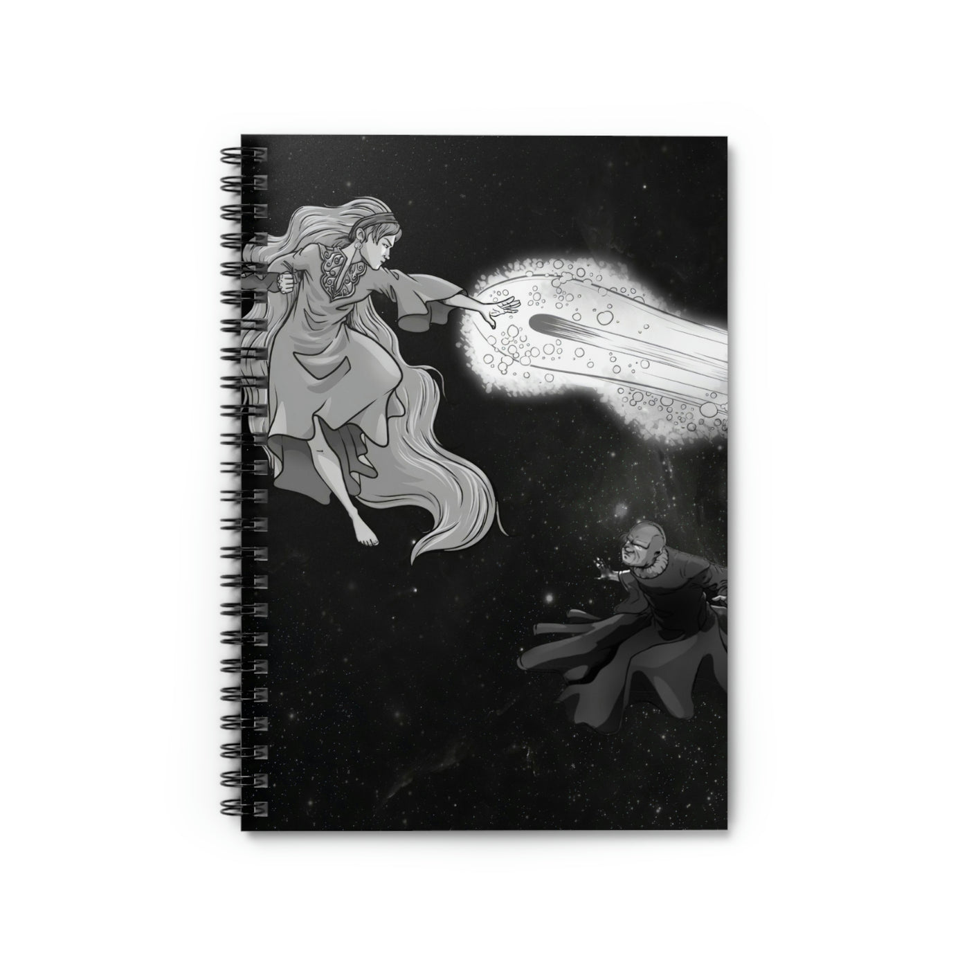 Light Goddess vs. Nimron Spiral Notebook - Ruled Line