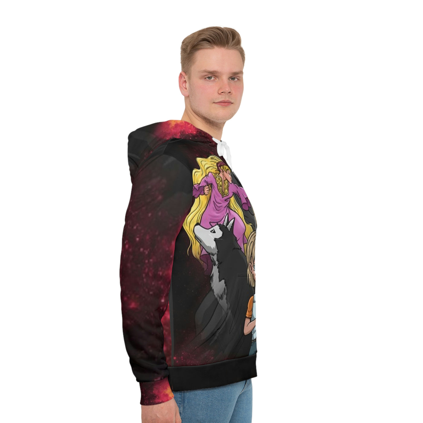 Icurus Finds His Power  All-Over-Print Hoodie