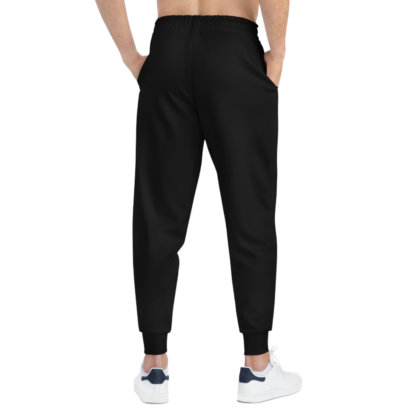 Icurus Black Athletic Joggers (AOP)