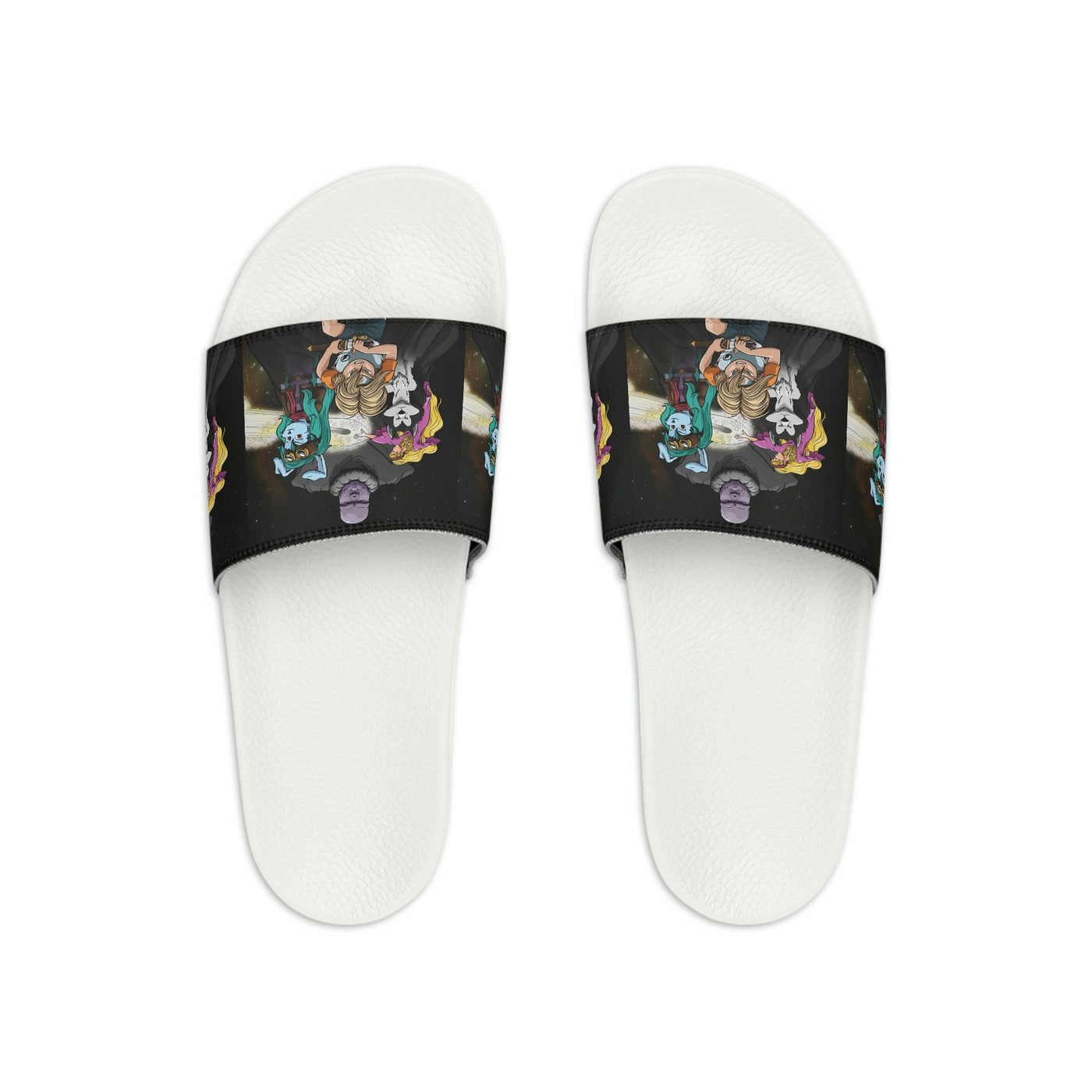 Icurus Finds His Power Youth Slide Sandals